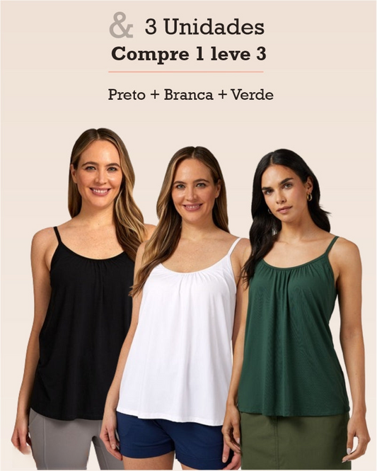 Preta + Branca + Verde