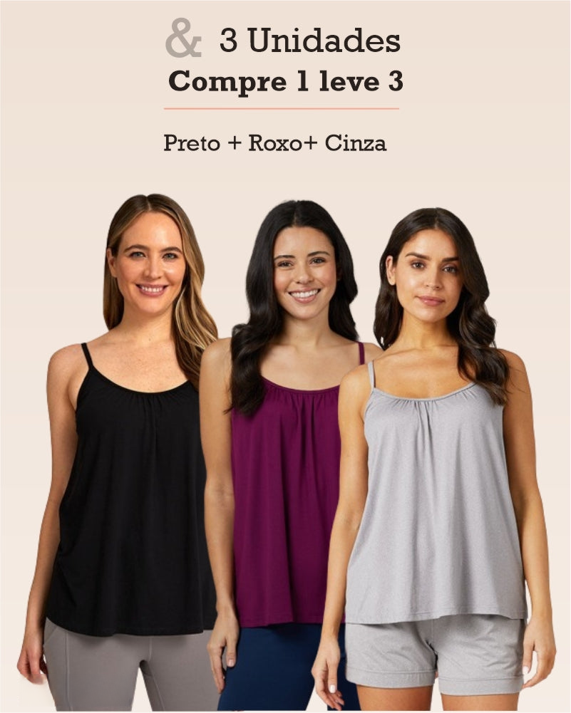 Preta + Roxo + Cinza