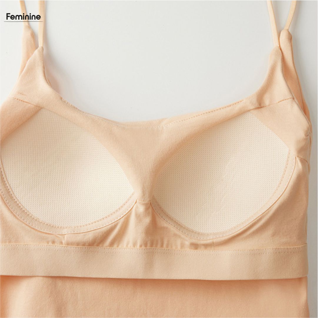 CROPPED COM SUTIÃ EMBUTIDO® (KIT COM 3 PEÇAS)