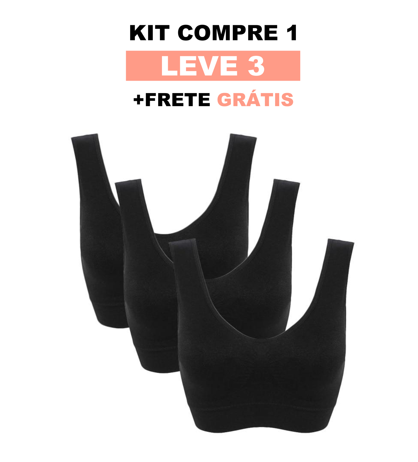 Kit - 3 Pretos